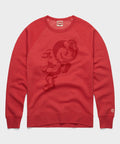 Running Brutus The Buckeye All Scarlet Crewneck product image 1