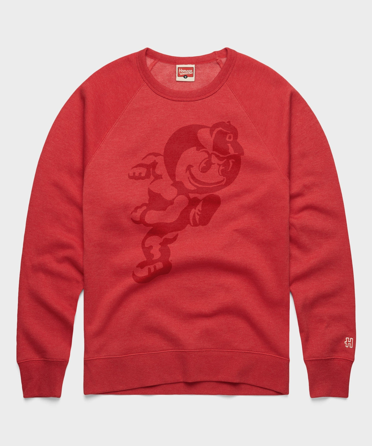 Running Brutus The Buckeye All Scarlet Crewneck product image 1