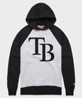 Tampa Bay Rays Cap Logo '08 Blackout Colorblock Hoodie