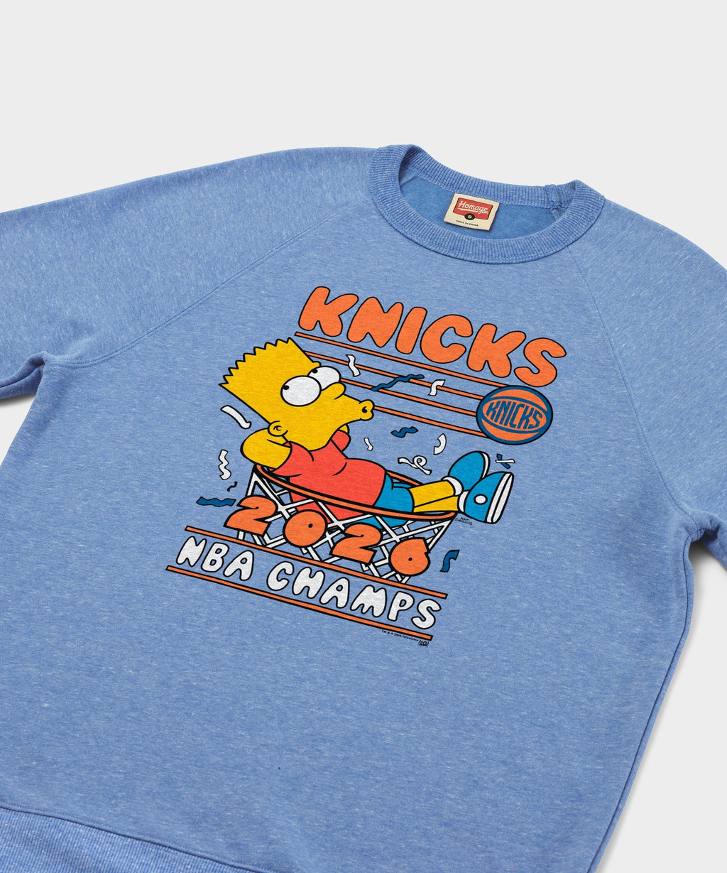 The Simpsons Bart x Knicks 2026 NBA Champs Crewneck product image 2