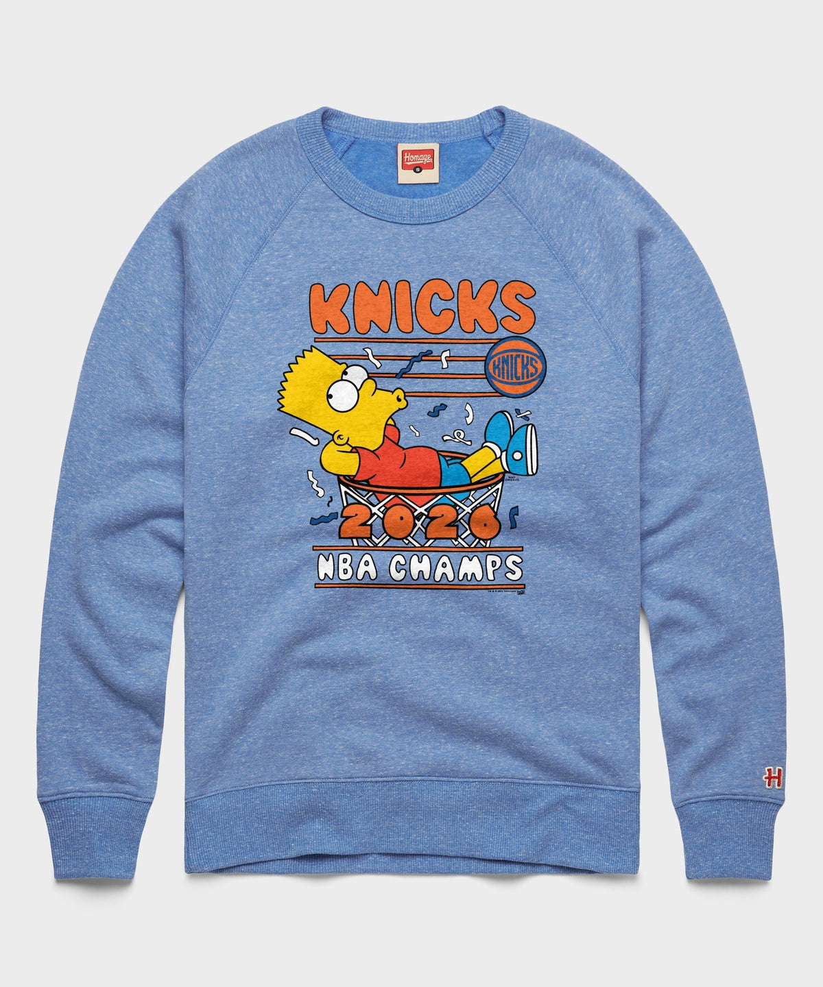 The Simpsons Bart x Knicks 2026 NBA Champs Crewneck product image 1