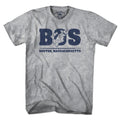 BOS Boston Neighborhoods Map T-Shirt product image 1