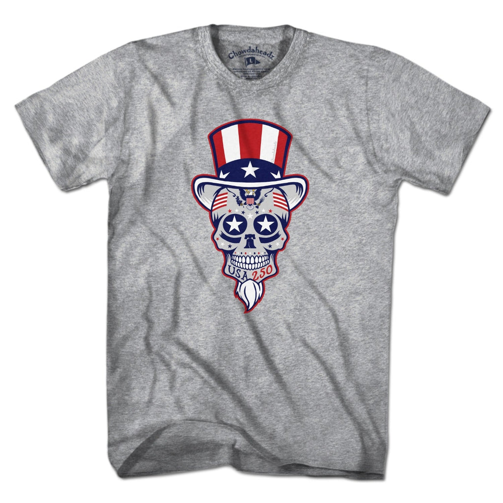 Uncle Sam Patriotic Dead Head T-Shirt product image 1