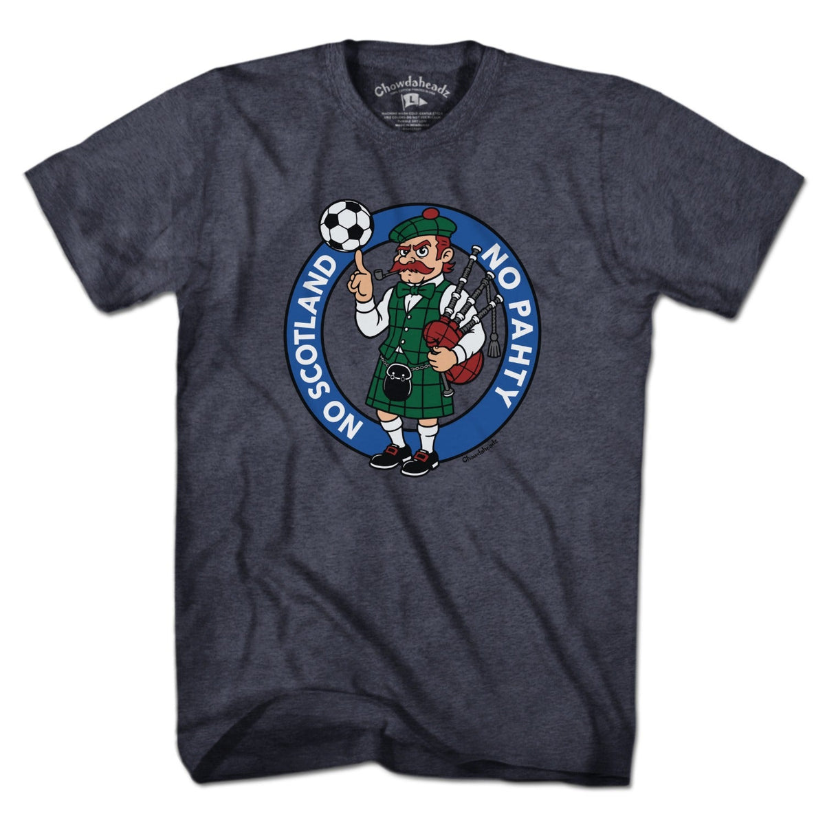 No Scotland No Pahty Soccer T-Shirt product image 3