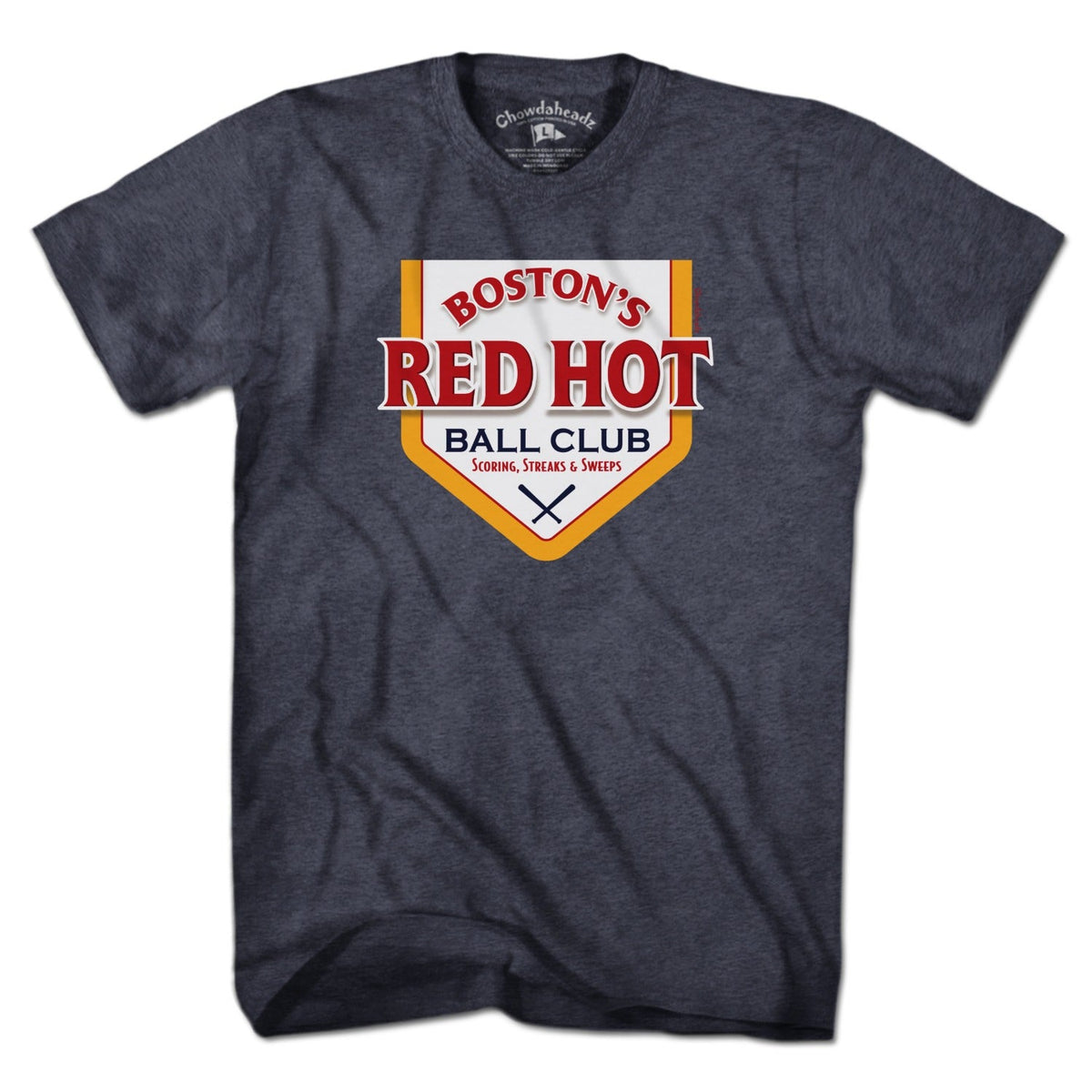 Boston's Red Hot Baseball Label T-Shirt product image 5