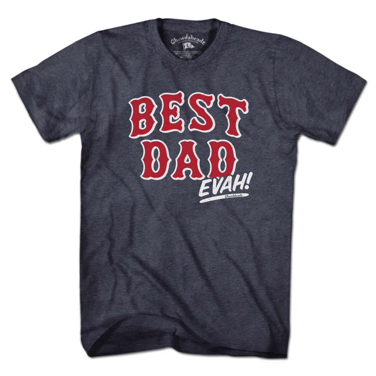 Best Dad Evah Home Team Baseball T-Shirt product image 3