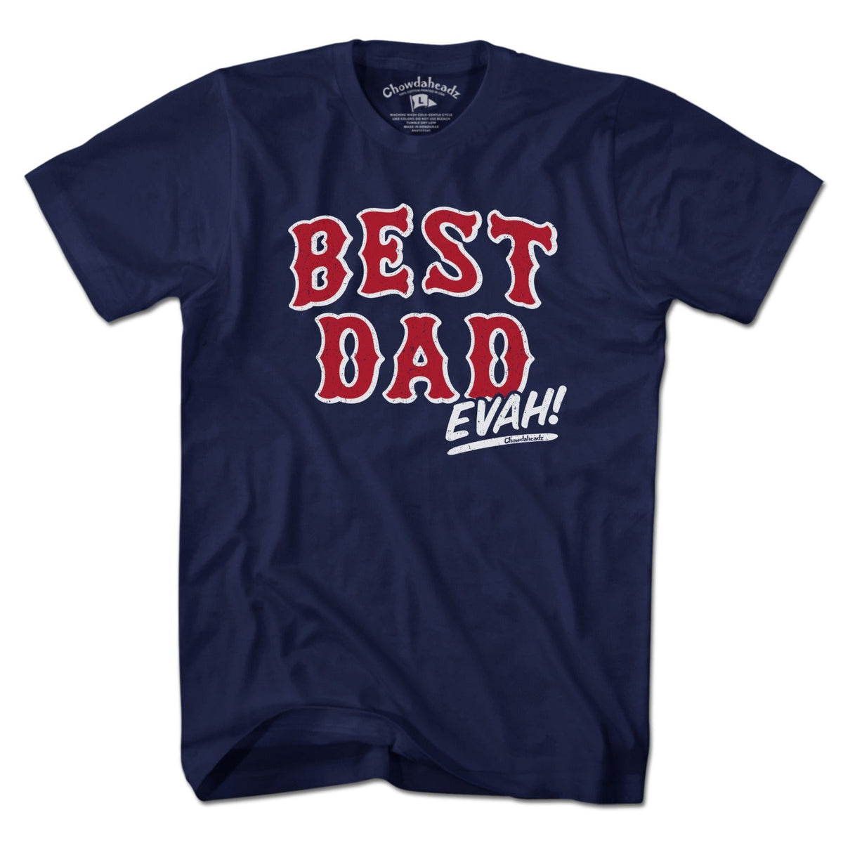 Best Dad Evah Home Team Baseball T-Shirt product image 1