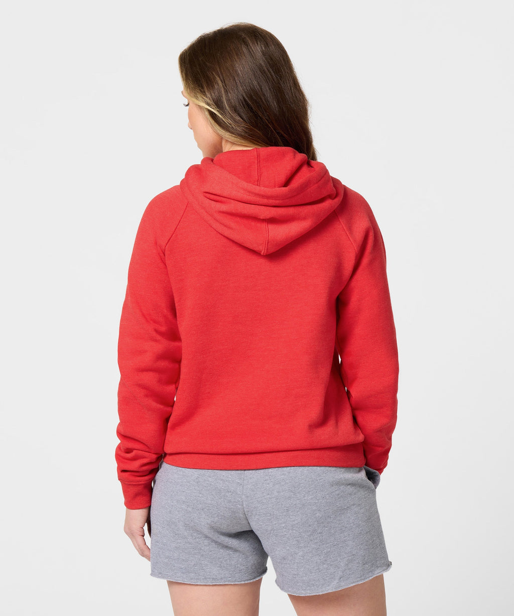 Women's Ohio State Buckeyes All Scarlet Hoodie product image 4