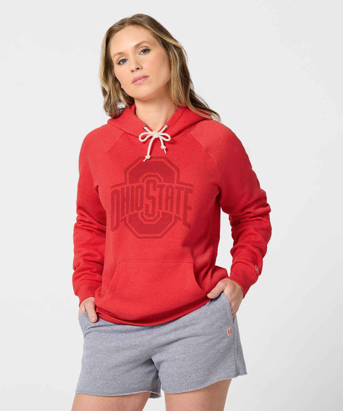 Women's Ohio State Buckeyes All Scarlet Hoodie product image 3