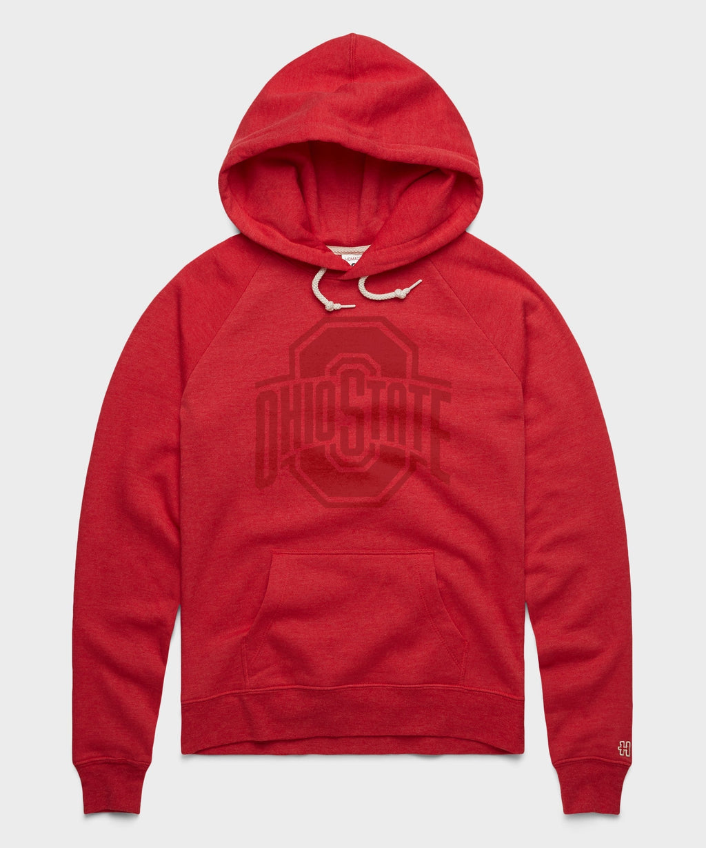 Women's Ohio State Buckeyes All Scarlet Hoodie product image 1