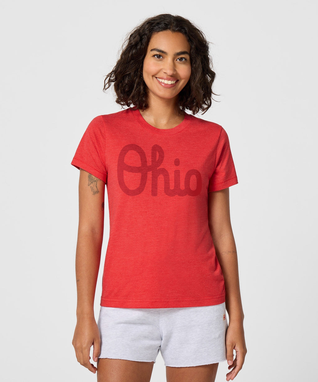 Women's Script Ohio All Scarlet product image 3