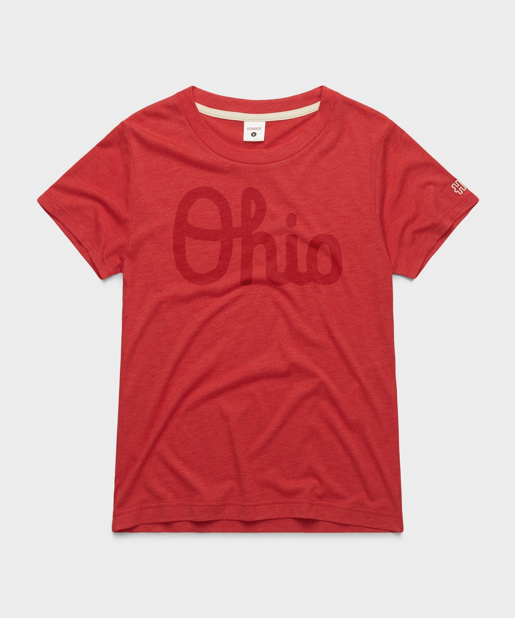 Women's Script Ohio All Scarlet product image 1