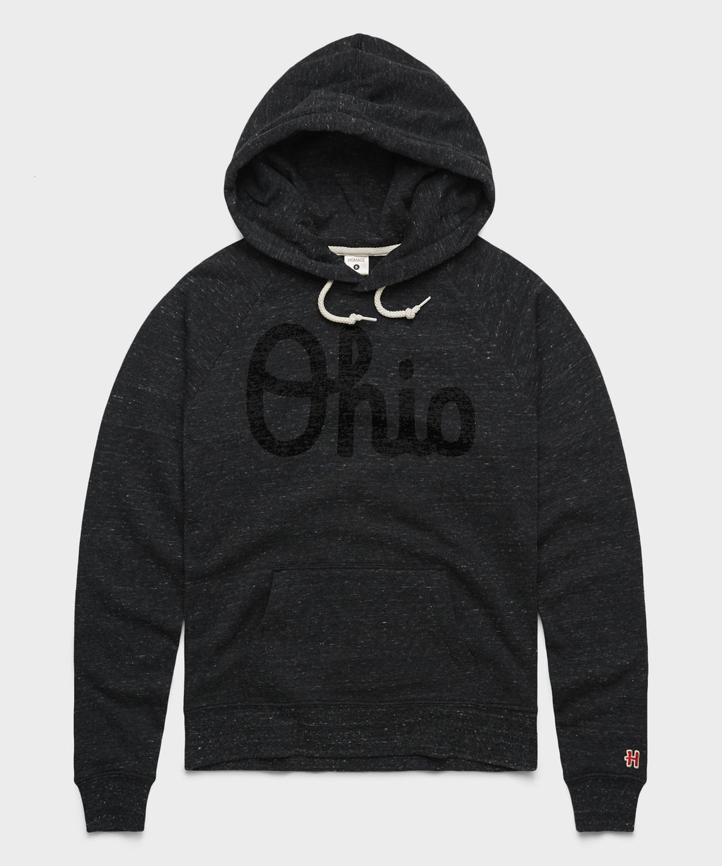 Women's Script Ohio Blackout Hoodie product image 1