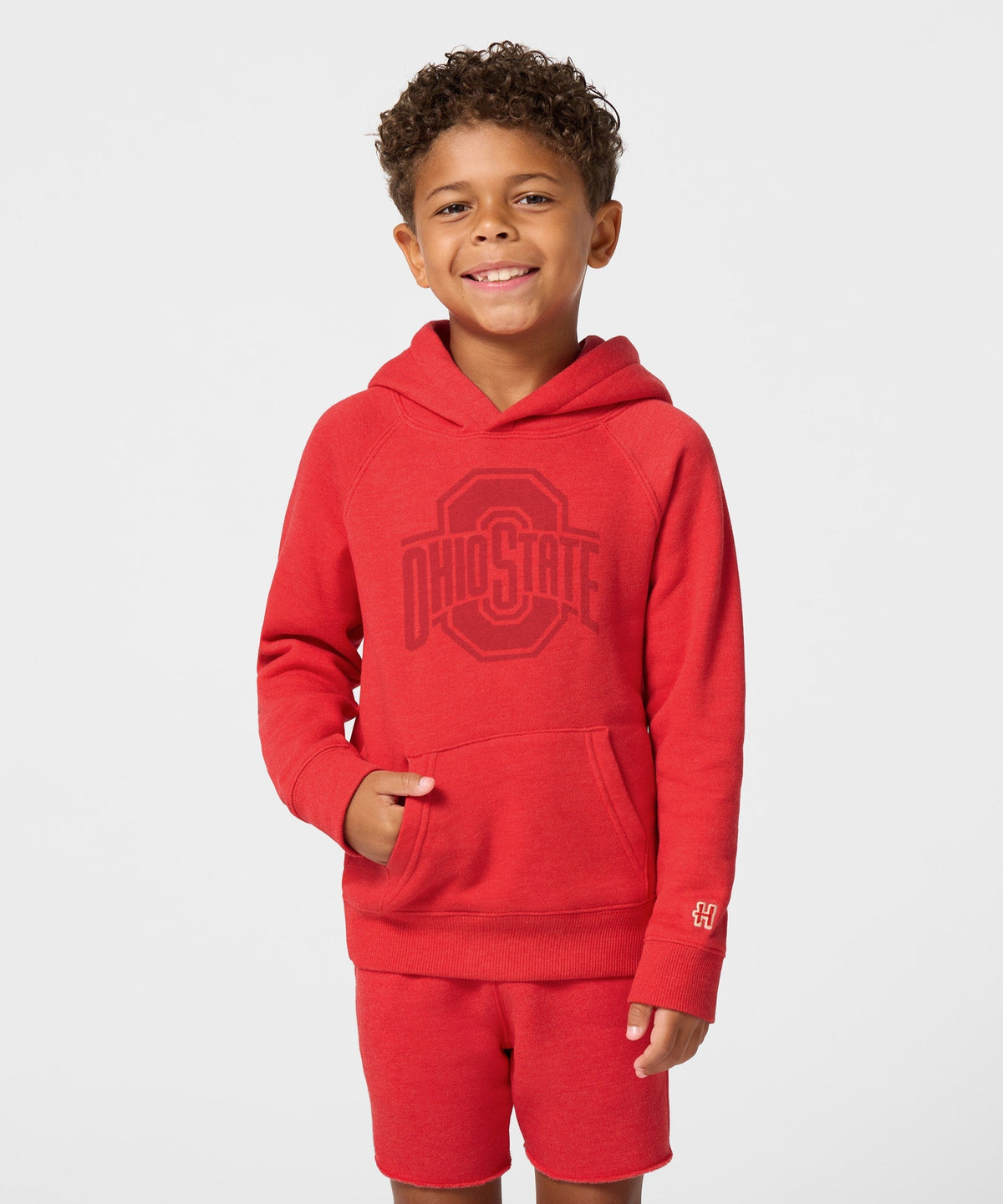 Youth Ohio State Buckeyes All Scarlet Hoodie product image 3