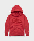 Youth Script Ohio All Scarlet Hoodie product image 1