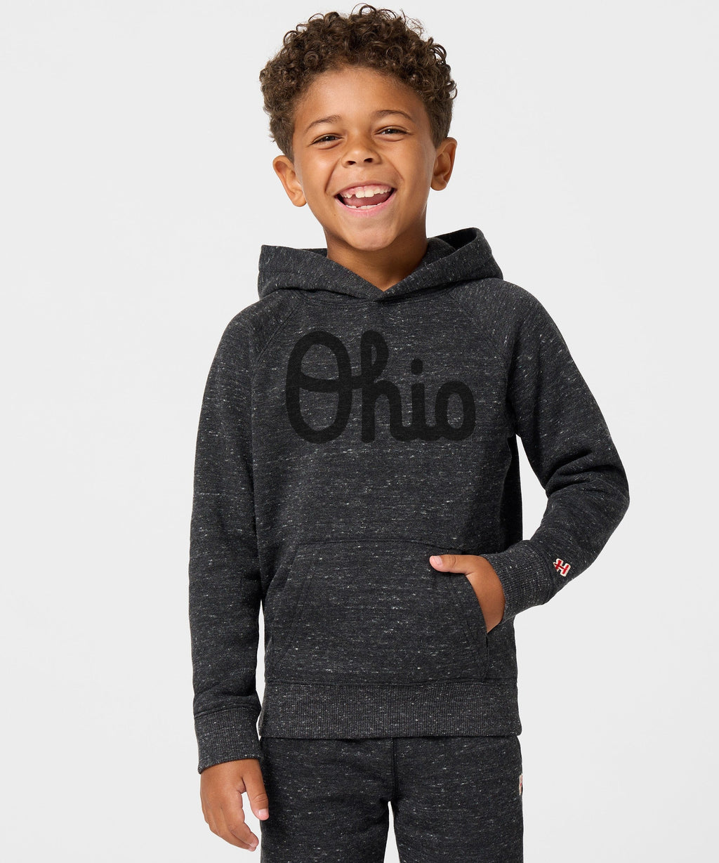 Youth Script Ohio Blackout Hoodie product image 3