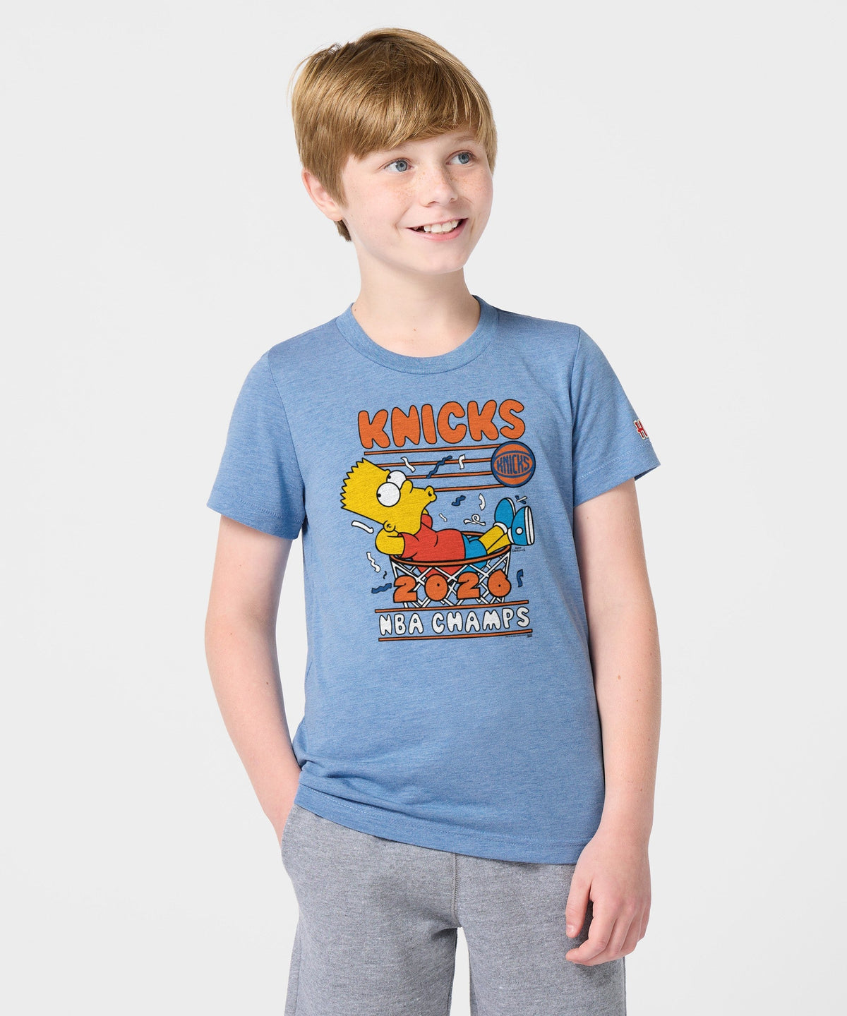Youth The Simpsons Bart x Knicks 2026 NBA Champs product image 3