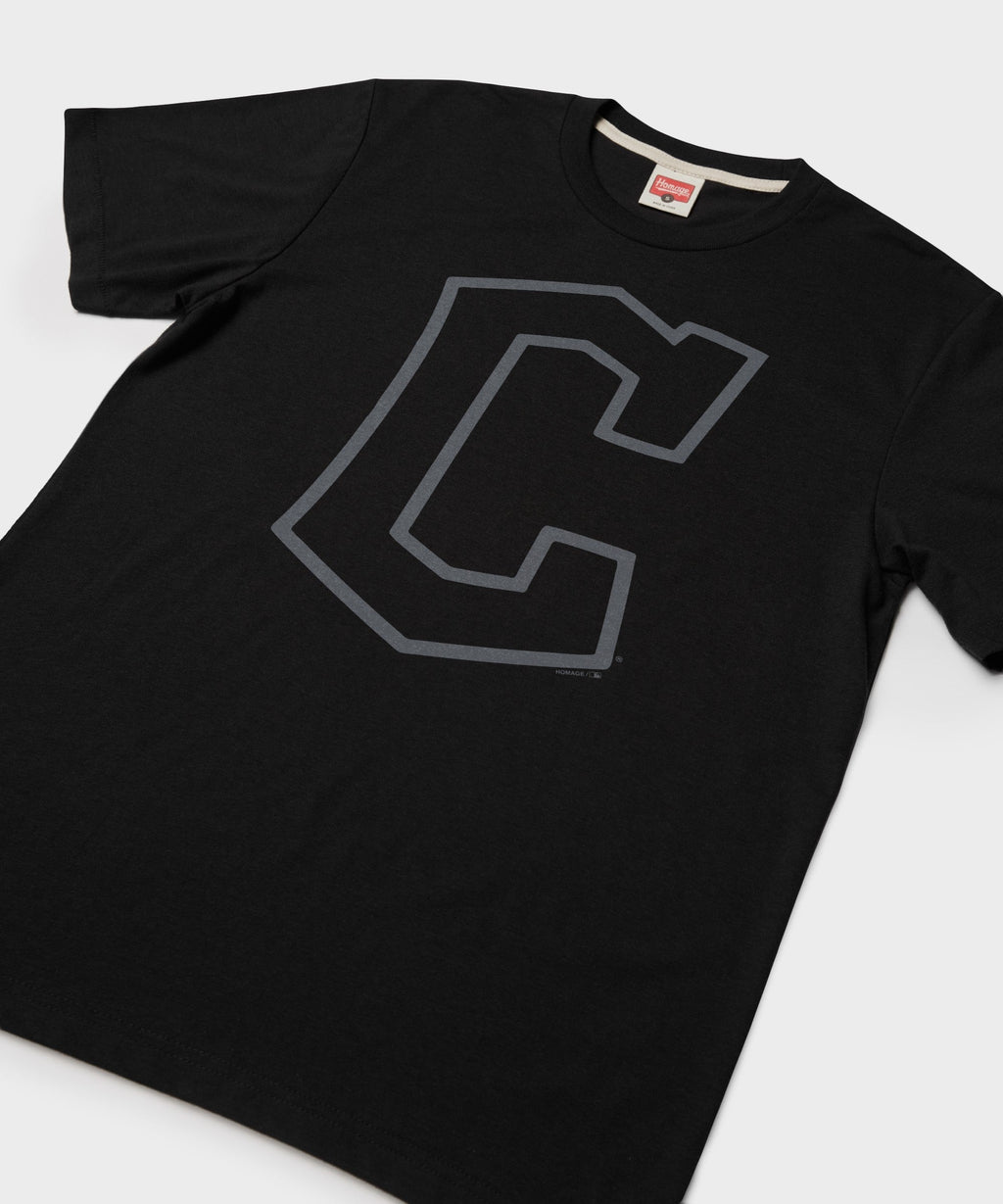 Cleveland Guardians Cap Logo '22 Blackout