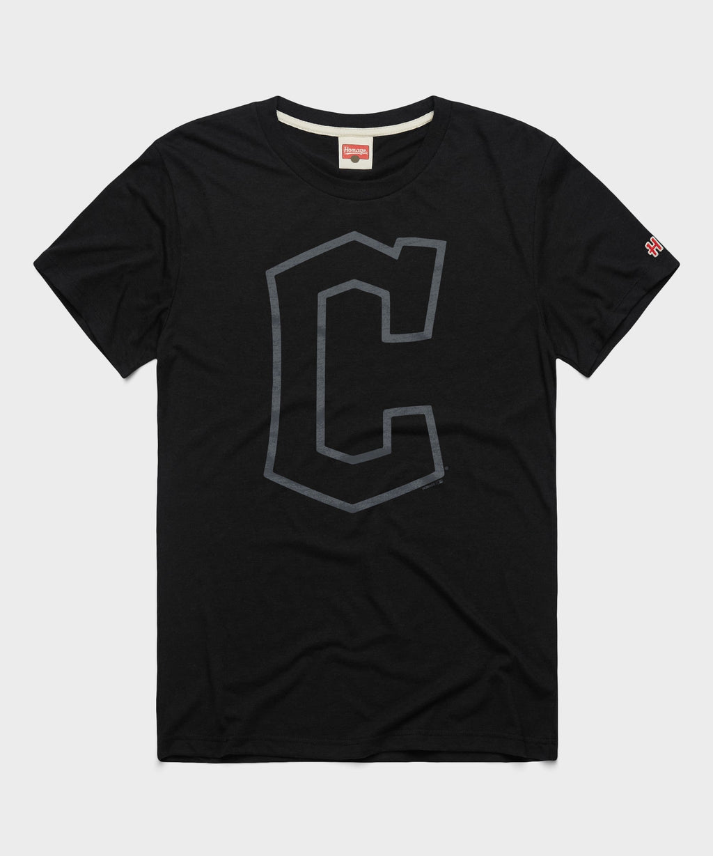 Cleveland Guardians Cap Logo '22 Blackout
