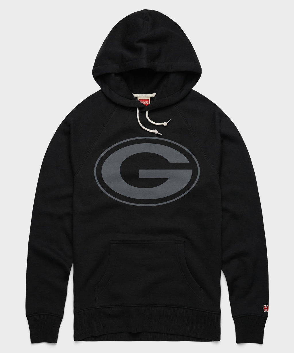 Green Bay Packers '80 Blackout Hoodie product image 1
