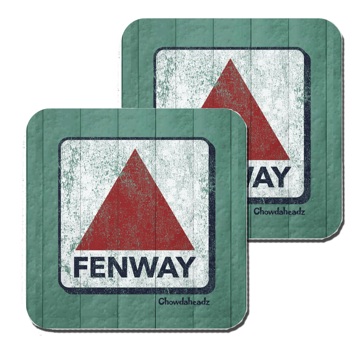 Paper Fenway Sign Coaster Set/4