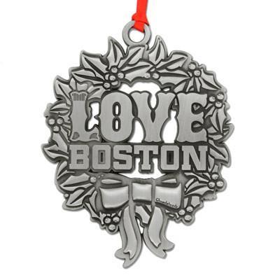 Love Boston Ornament
