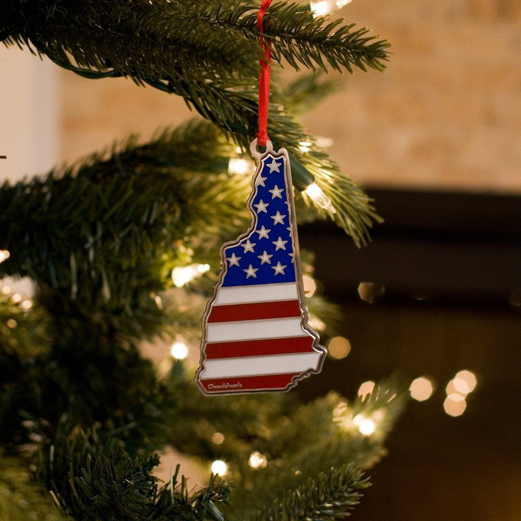 New Hampshire USA Christmas Ornament