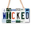 Wicked License Plate Ornament