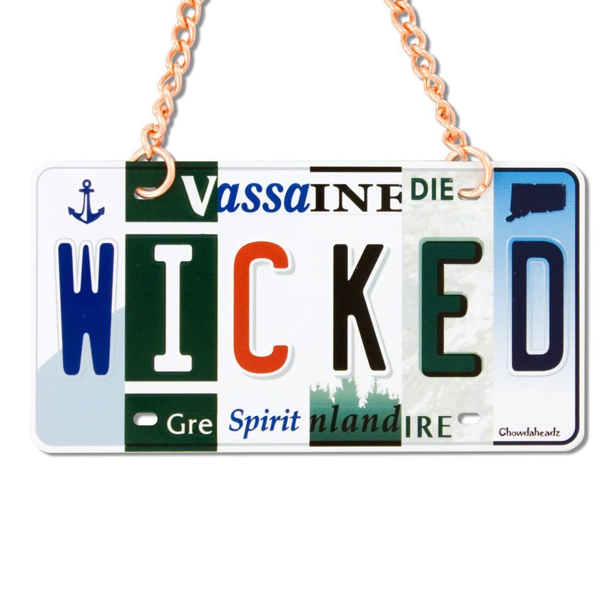 Wicked License Plate Ornament