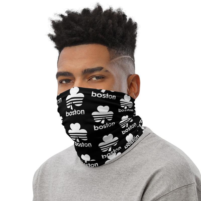 Boston Retro Shamrock Neck Gaiter