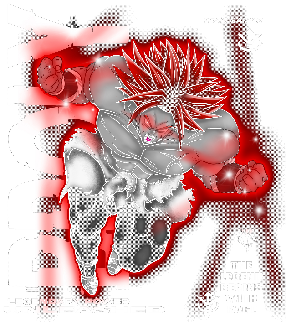 Air Jordan 4 Bred Matching T-Shirt Broly product image 1
