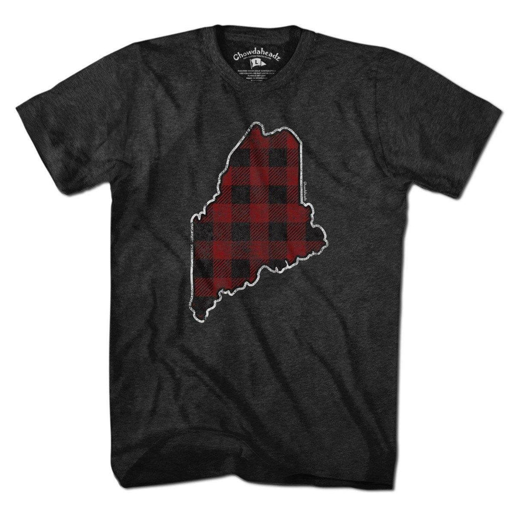 Buffalo Plaid Maine T-Shirt product image 1