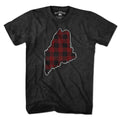 Buffalo Plaid Maine T-Shirt product image 1