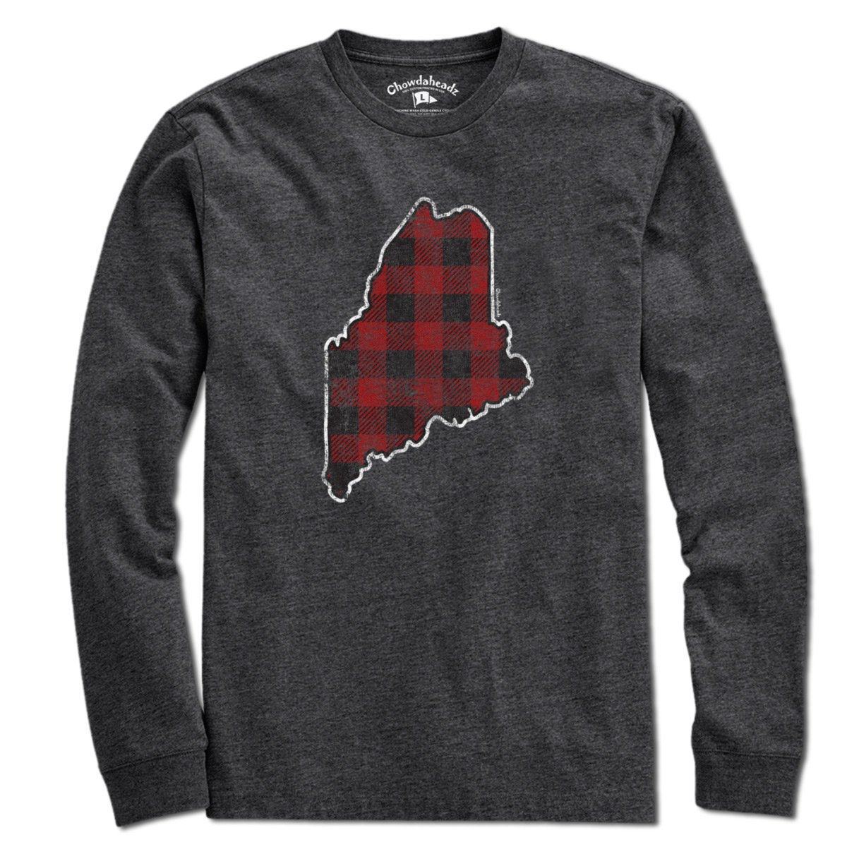 Buffalo Plaid Maine T-Shirt product image 3