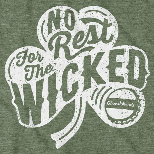 No Rest for The Wicked Shamrock T-Shirt product image 2