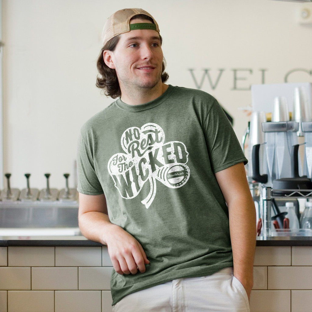 No Rest for The Wicked Shamrock T-Shirt product image 3