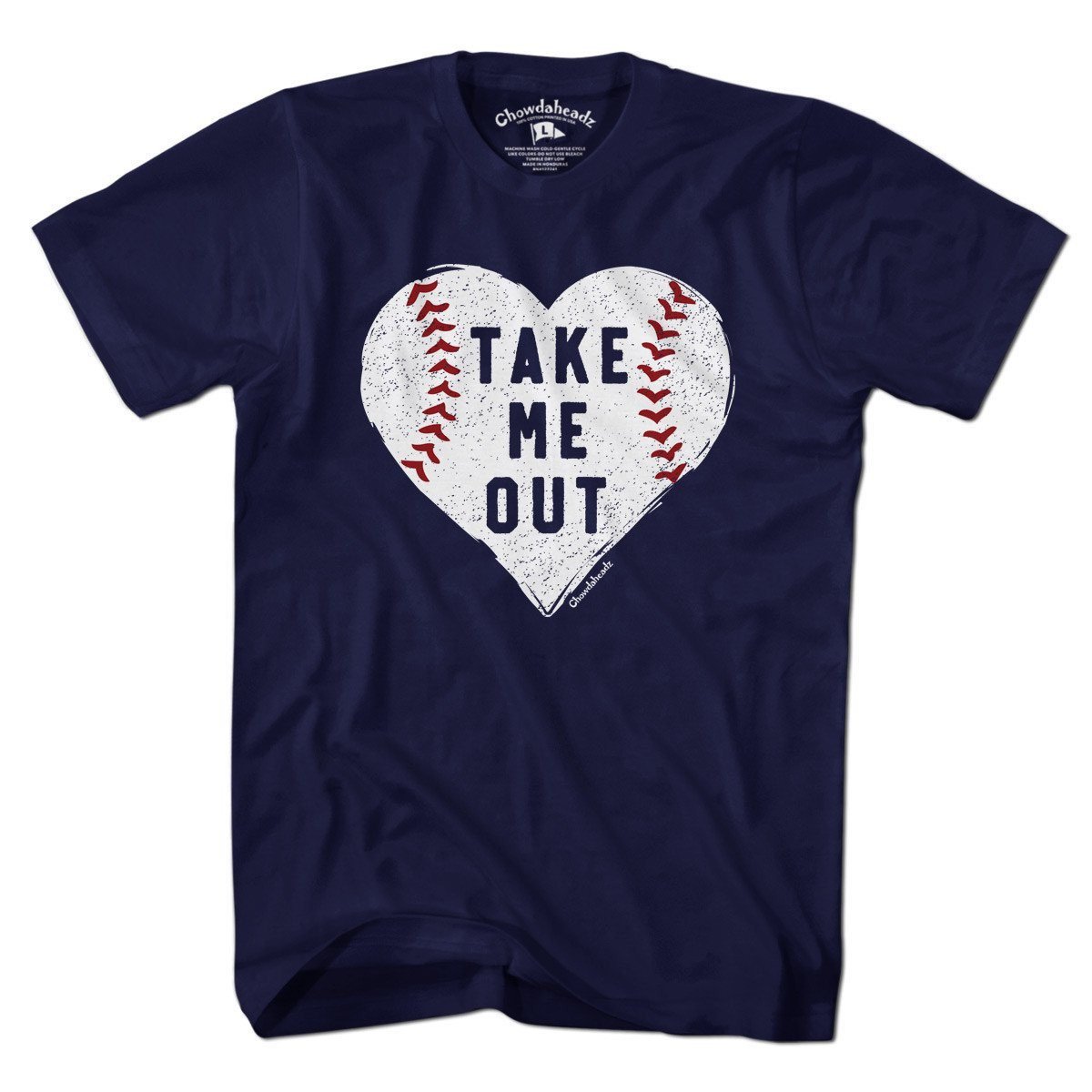 Take Me Out Baseball Heart T-Shirt product image 1