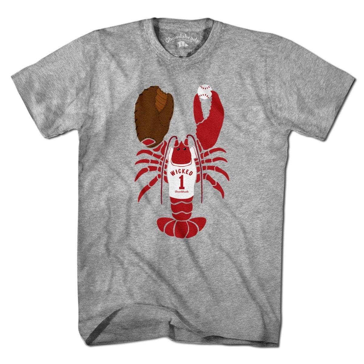 Wicked Lobstah Baseball T-Shirt product image 1