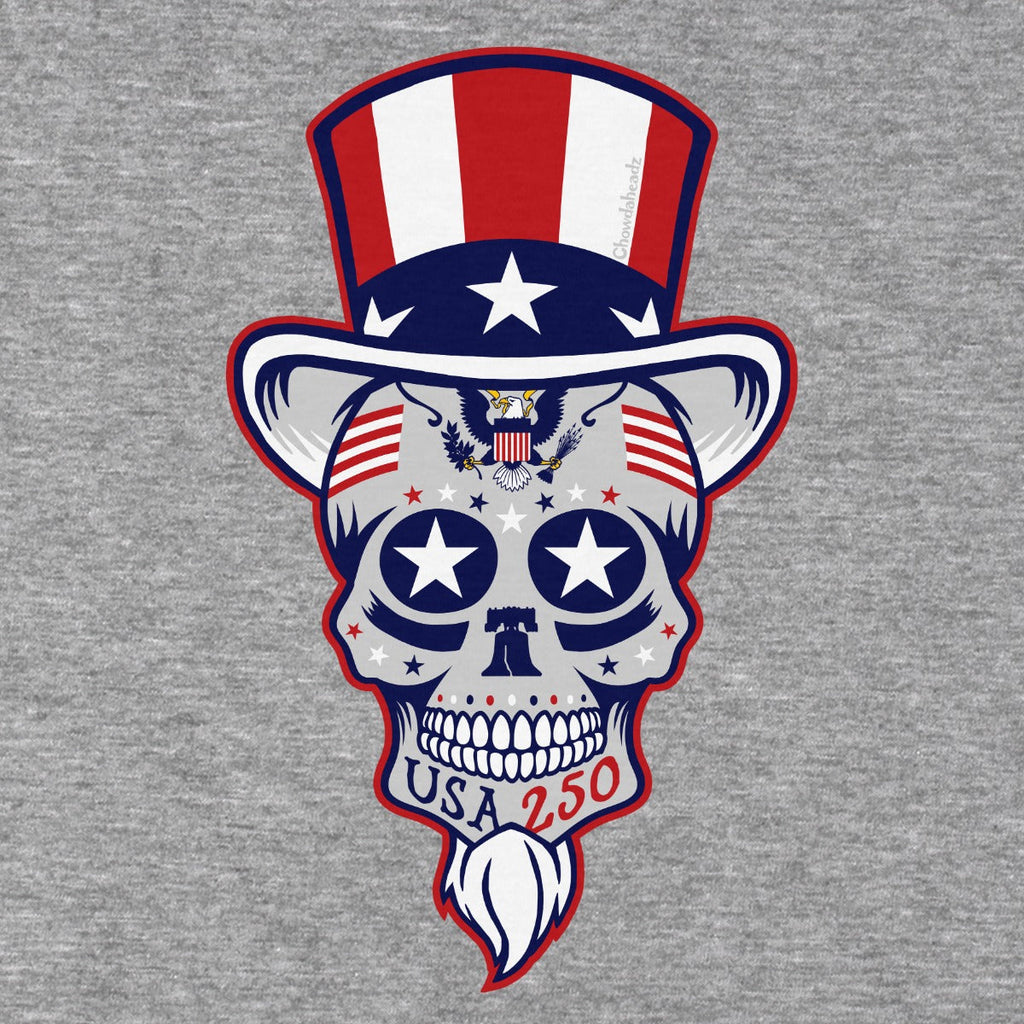 Uncle Sam Patriotic Dead Head Hoodie product image 2