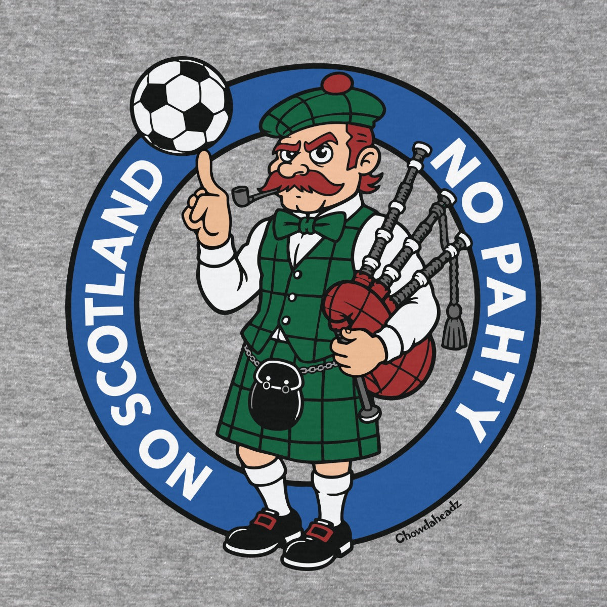 No Scotland No Pahty Soccer T-Shirt product image 2