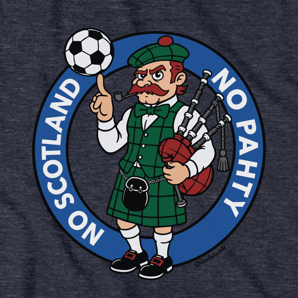 No Scotland No Pahty Soccer T-Shirt product image 4
