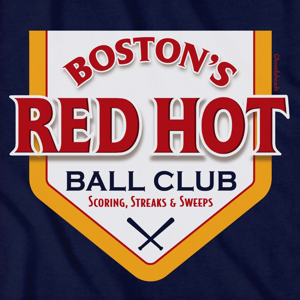 Boston's Red Hot Baseball Label T-Shirt product image 2